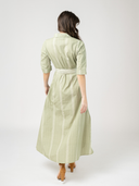 The Eloise Dress in Moss Arrow