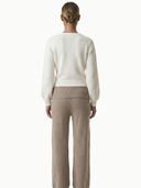 Mariya Wrap Cardigan in White