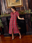The Kris Dress in Holiday Plaid