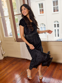 The Nan Top in Black Velvet