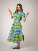The Lisa Dress | Mystic Plaid