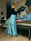 Helena Midi Wrap Skirt in Kenmare Plaid