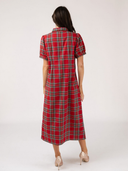 The Kris Dress in Holiday Plaid