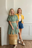 Lizzie Dress in Turf Green