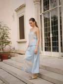Africa Light Blue Skirt
