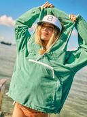 Terry Anorak in Bottle Green