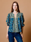 Imogen Top in Fioren Print