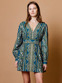 Rosalind Mini Dress in Fioren Print