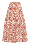 Scout Skirt in Brick Bloom