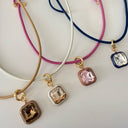 Aurora Pendant Necklace in Tan