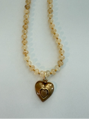 Sea Glass Heart Necklace
