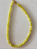 Sea Glass Necklace in Citron Grove