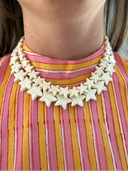 Small Star Necklace in Coconut