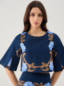 London Top in Harvest Navy