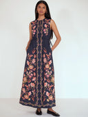 Rhonda Dress in Chintz Jet