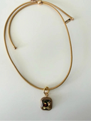 Aurora Pendant Necklace in Tan