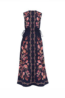 Rhonda Dress in Chintz Jet