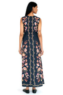 Rhonda Dress in Chintz Jet