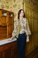 Joie Blouse in Kaleidoscope Scarf Print