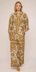 Jocelyn Pant in Kaleidoscope Scarf Print