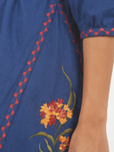 The Pearl Dress in Indigo Blue