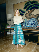 Helena Midi Wrap Skirt in Kenmare Plaid
