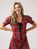 The Louisa Top in Holiday Plaid