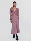 Valencia Skirt in Vichy Red