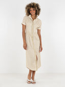 Georgia Dress in Piazza Stripe