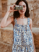 Monaco Tank in Blue Heka