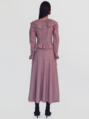 Valencia Skirt in Vichy Red