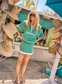 Terry Skirt in Bottle Green