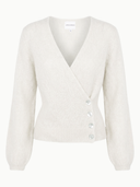 Mariya Wrap Cardigan in White