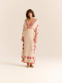 The Taiel Kaftan in Multi Chacana