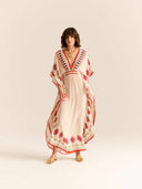 The Taiel Kaftan in Multi Chacana