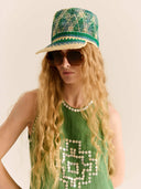 The Eva Dress in Green Leaf