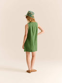 The Eva Dress in Green Leaf