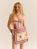 The Natalia Mini Skirt in Multi Chacana