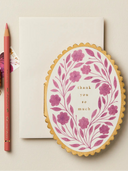Violet Flora Thank You So Much Card