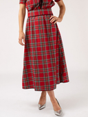 The Markey Skirt in Holiday Plaid