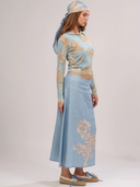 Africa Light Blue Skirt
