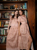The Trellis Skirt in Rose Autumn Stems