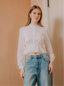 Mira Blouse in Bright White