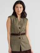 Duke Vest in Hearth Tweed