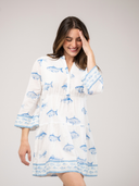 The Claire Mini Dress | White Fish