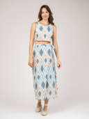 The Sarong Skirt + Beach Tank Set | Sundown Ikat