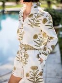 Montecito Popover in Khaki Flower