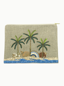 Triple Palm Shell Clutch