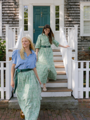 The Sullivan Skirt | Green Mughal Block