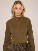 Bonnie Jacket in Ivy Green Denim